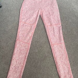 Gym shark pink high rise leggings